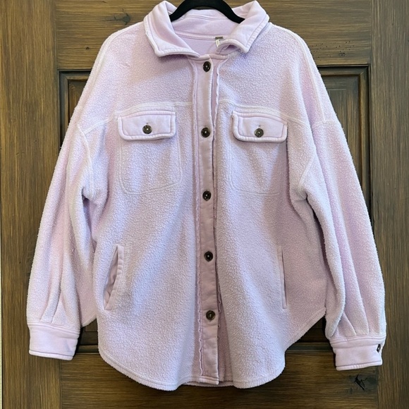 Free people ruby lavender purple shacket - Picture 7 of 10